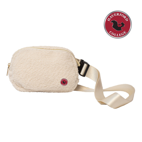 Belt Bag Sherpa Medallion- Bone White