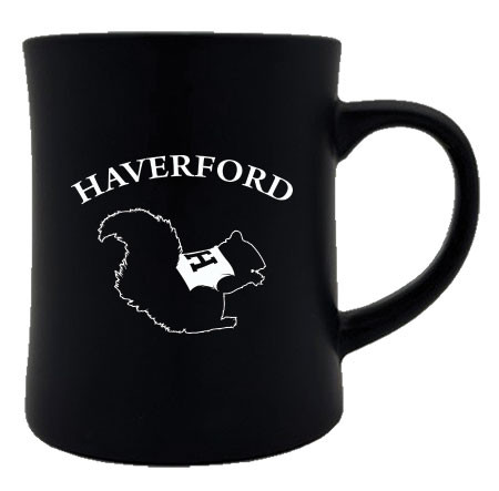 Mug Diner 16oz Squirrel- Black/White