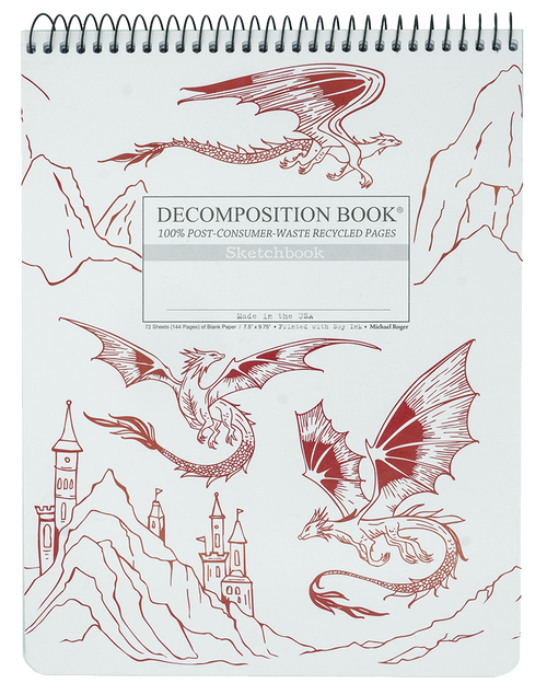Sketch Book Decomposition Topbound Coil- Dragons