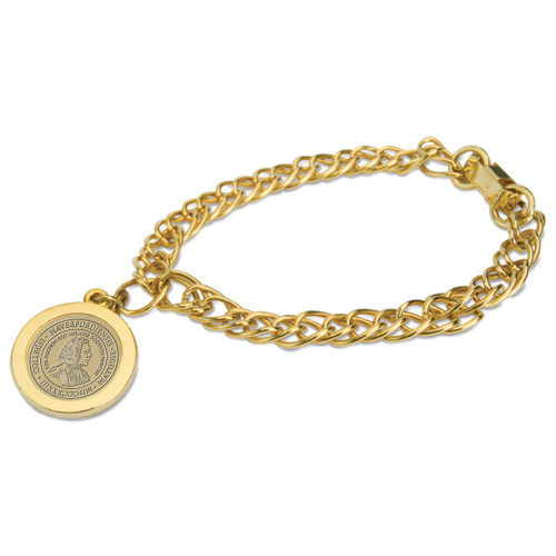 WEB Charm Bracelet (Gift Box) Gold Medallion