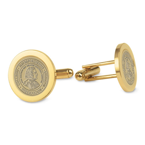 WEB Cufflinks (Gift Box) Gold Medallion