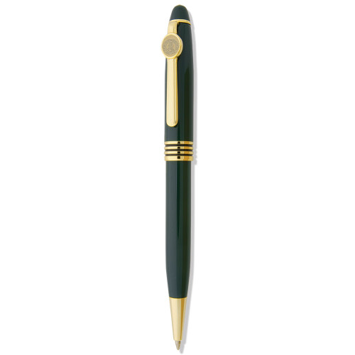 WEB Ball-Point Pen - Green (Gift box) Gold Medallion
