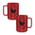 Mug Calvin Haverford Repeating 15oz- Red