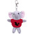 Plush Animals Keychain Elephant 5" J58-T