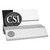 WEB Silver Business Card Holder Silver Medallion w/ Gift Box