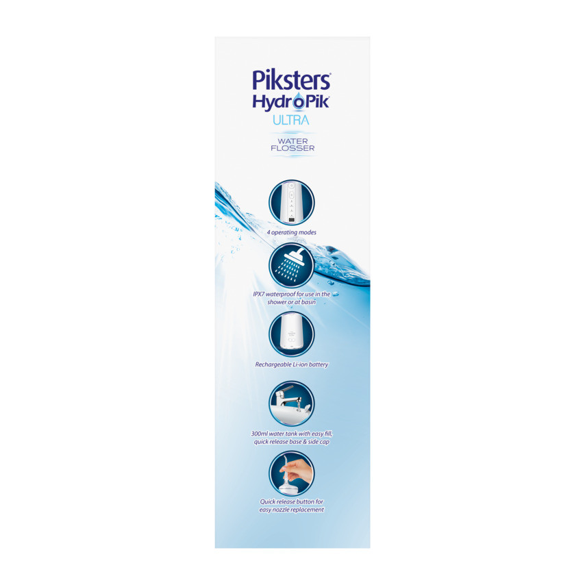 Piksters HydroPik Ultra Water Flosser White - Piksters