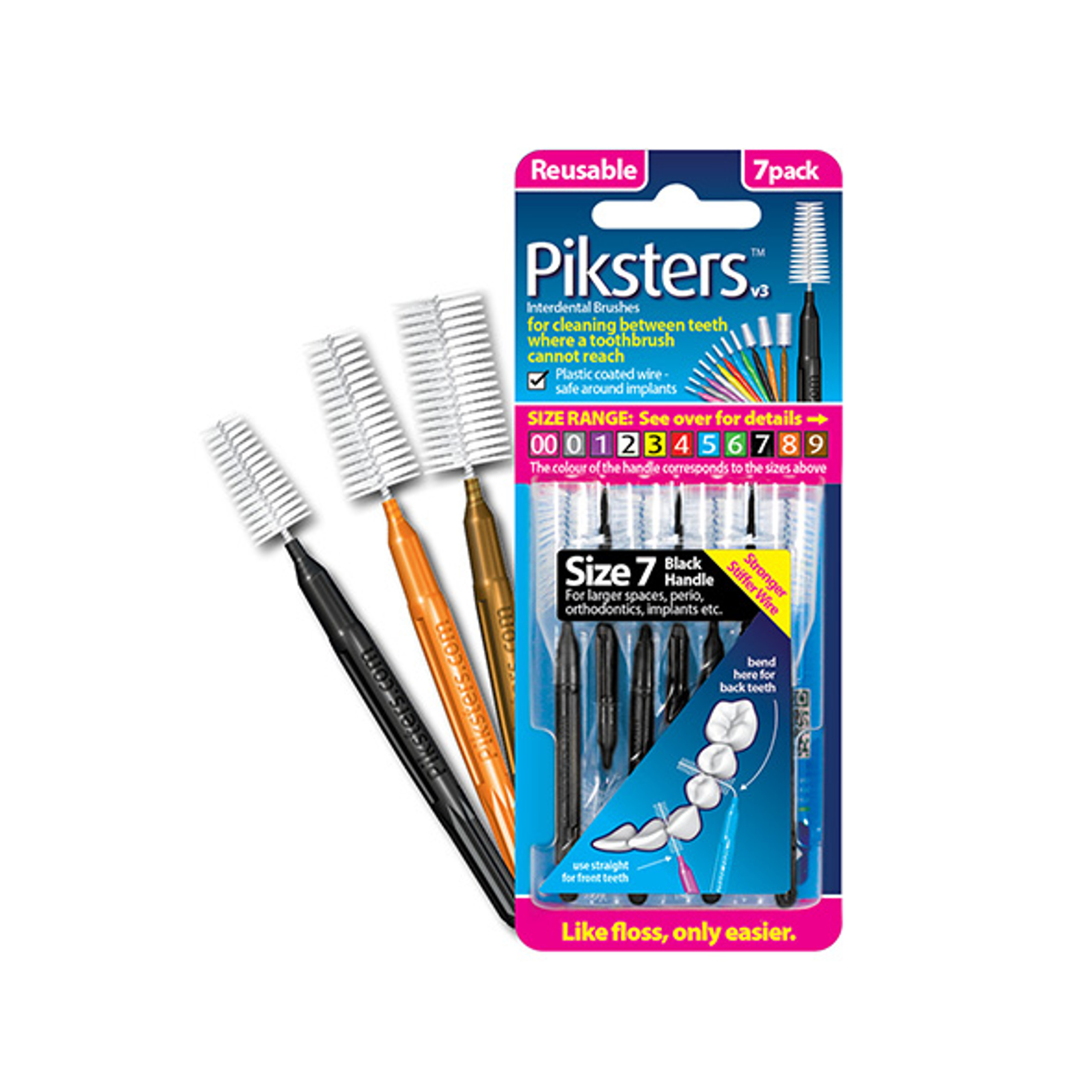 Piksters® Interdental Brushes 7pk