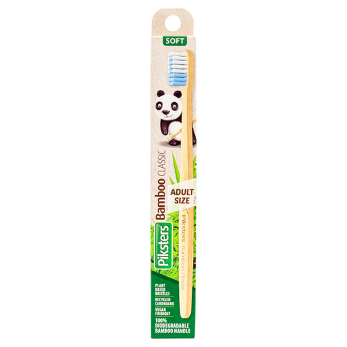 Piksters® Bamboo Classic Adult Toothbrush Soft