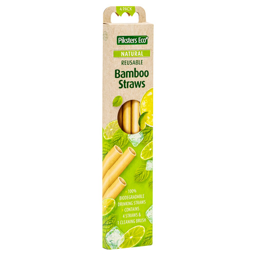 Piksters® Eco Bamboo Straws