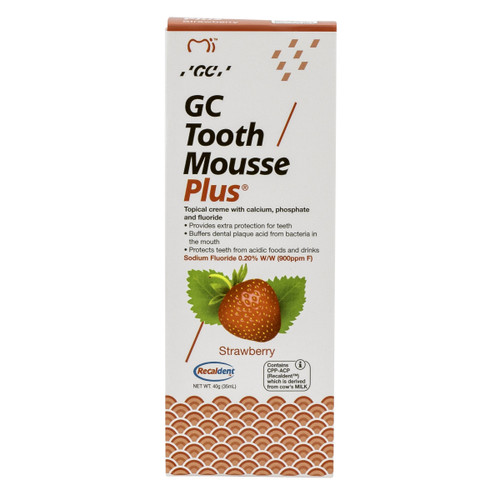 GC-463350 - TOOTH MOUSSE PLUS Vanilla 40g Tube Box of 10 - Henry Schein  Australian dental products, supplies and equipment