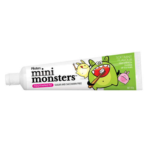 Piksters Mini Monsters Softmint Toothpaste 45g