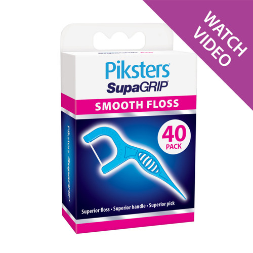 Piksters SupaGRIP Floss Picks Smooth 40pk
