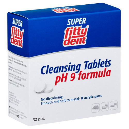 Fittydent Cleansing Tablets 32pk Fittydent Cleansing Tablets 32pk