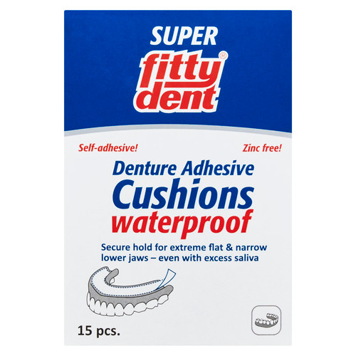 Fittydent Lower Denture Adhesive Cushions 15pk Fittydent Lower Denture Adhesive Cushions 15pk