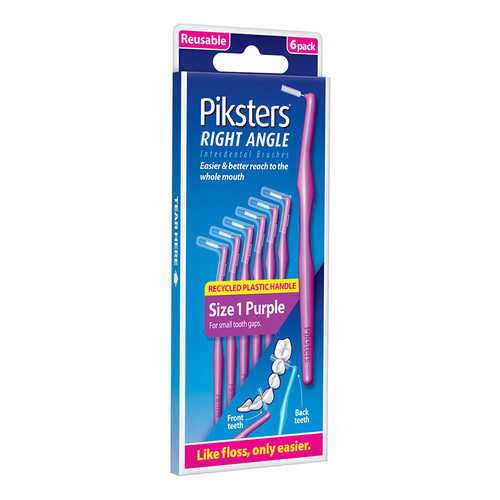 Piksters Right Angle Interdental Brushes 6pk