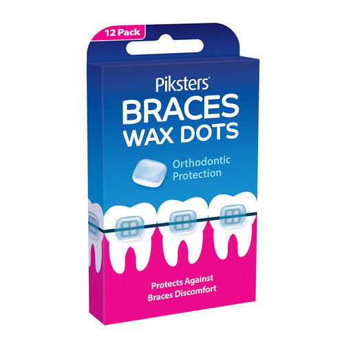 Piksters Braces Wax Dots 12pk