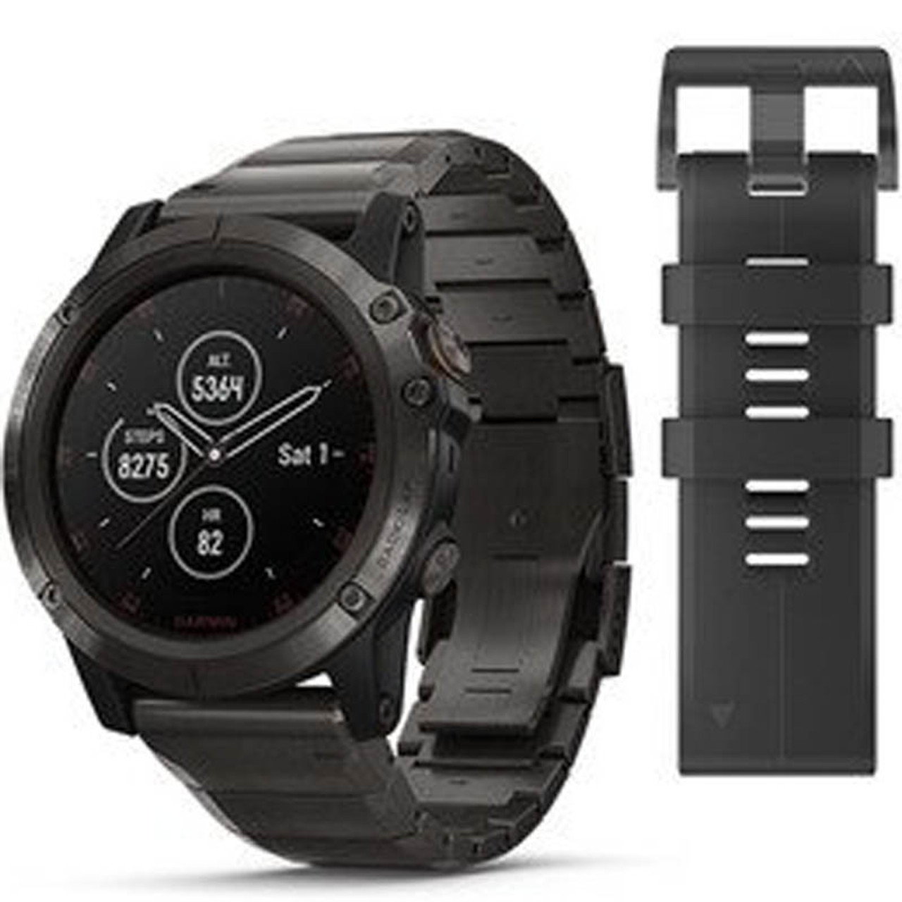 Garmin fenix 5x plus shop carbon gray dlc titanium