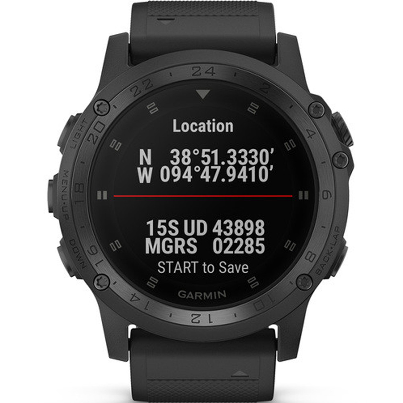 enkemand glide lort Garmin Tactix Charlie GPS Sapphire Titanium Watch 010-02085-00