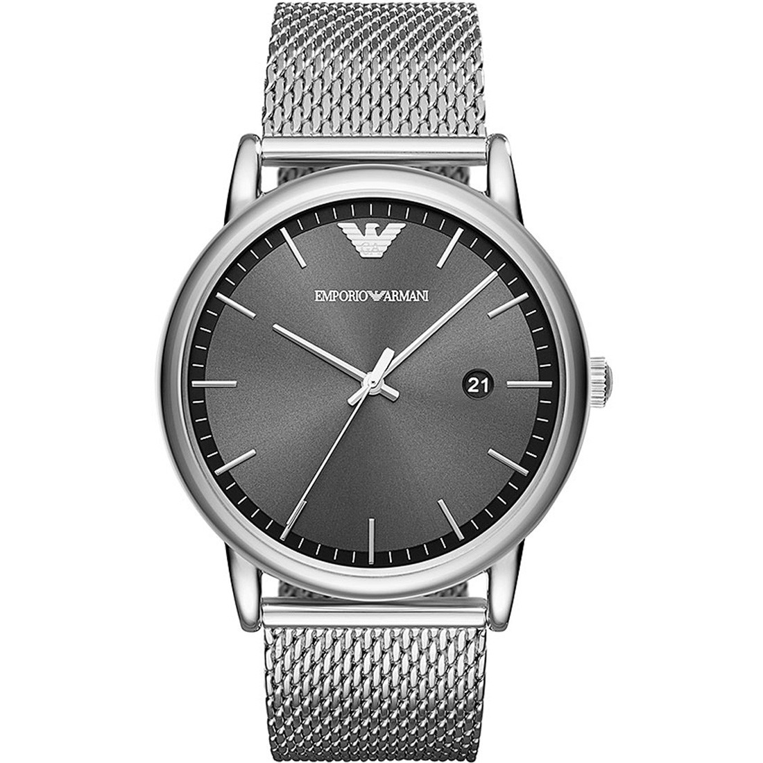 armani mesh strap watch