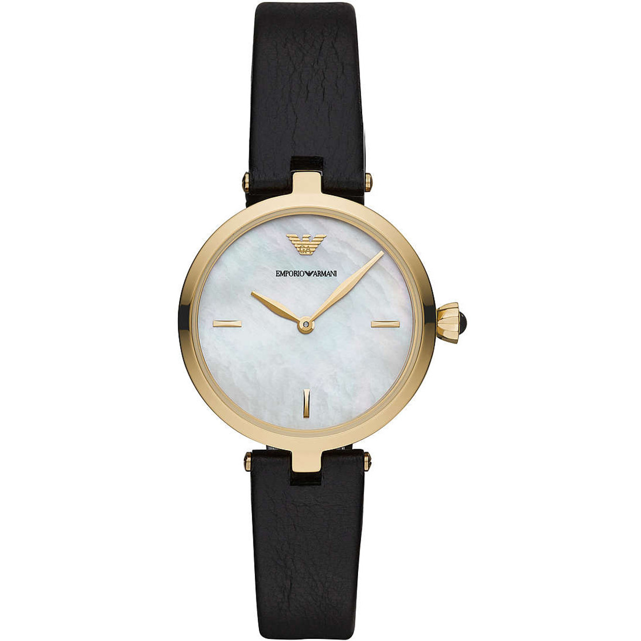 ladies white armani watch