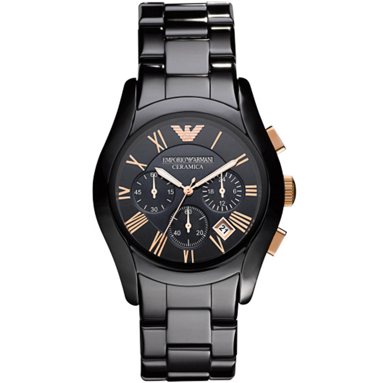 Emporio Armani Chronograph Ceramic racelet Watch AR1410