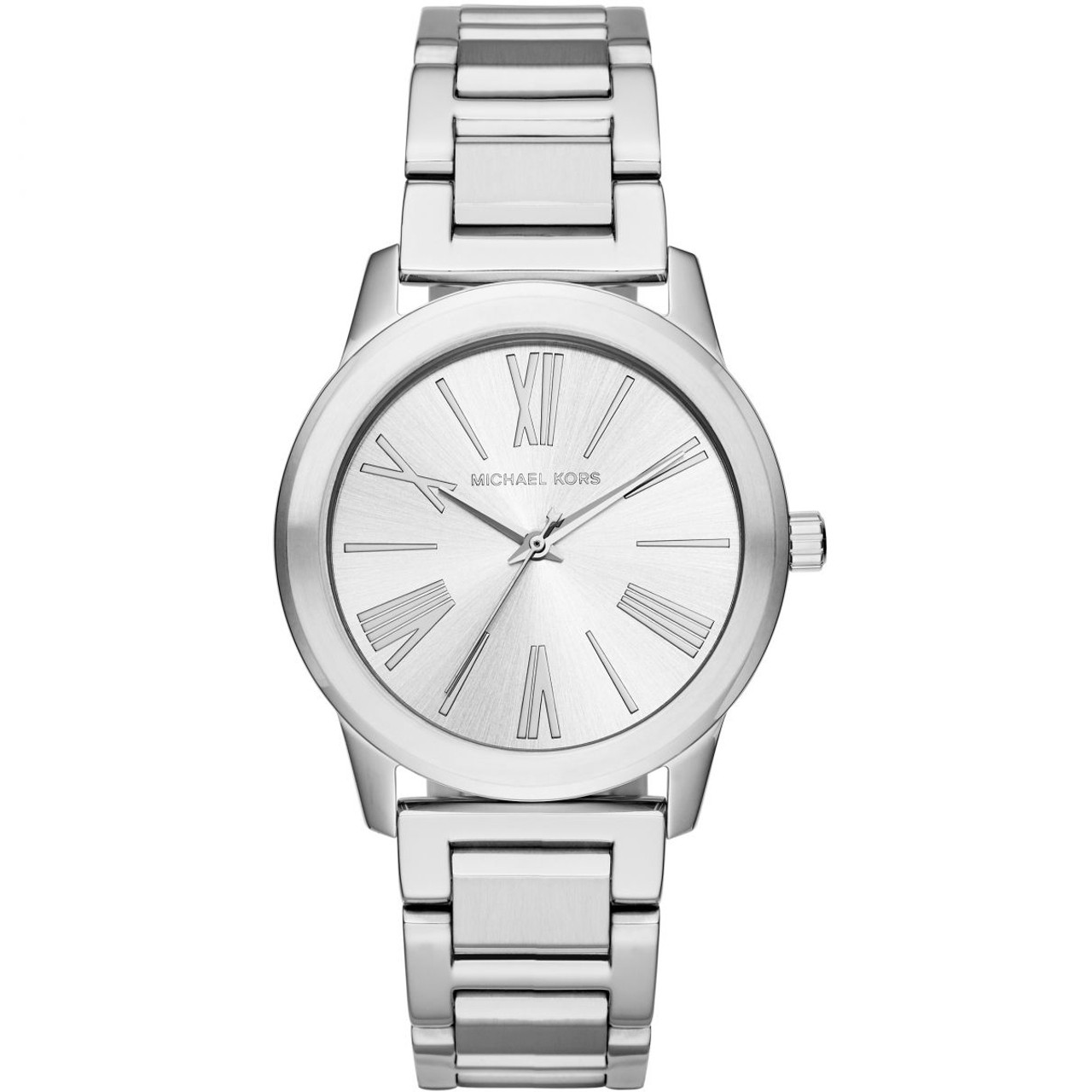 michael kors silver ladies watch