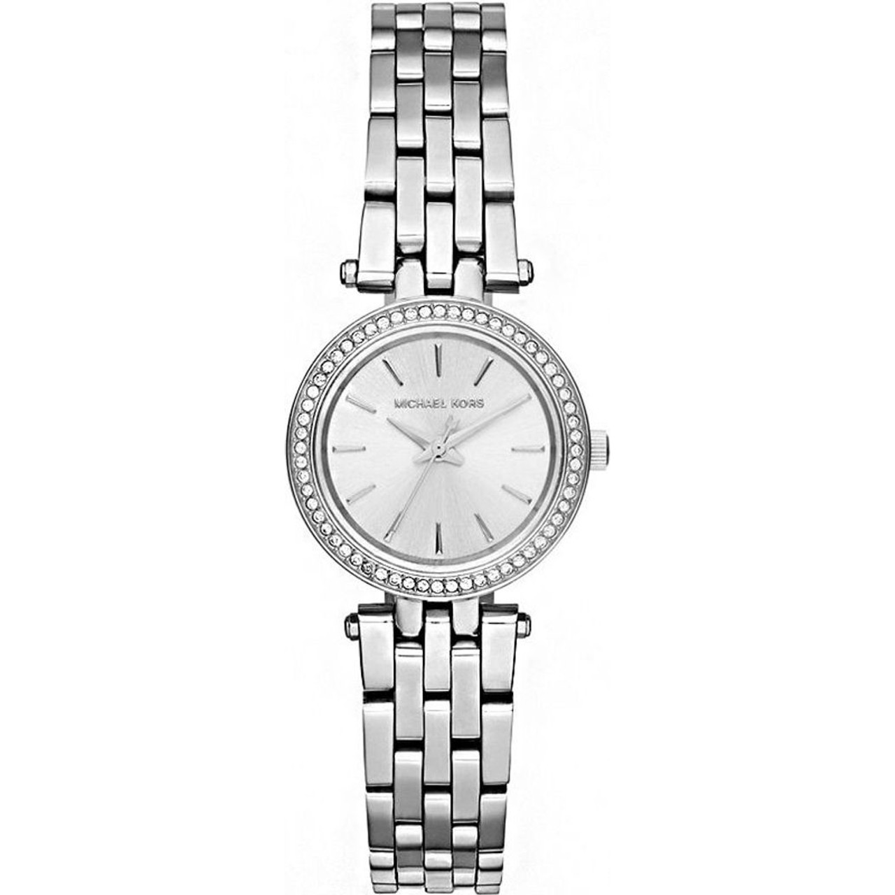 michael kors silver bracelet watch