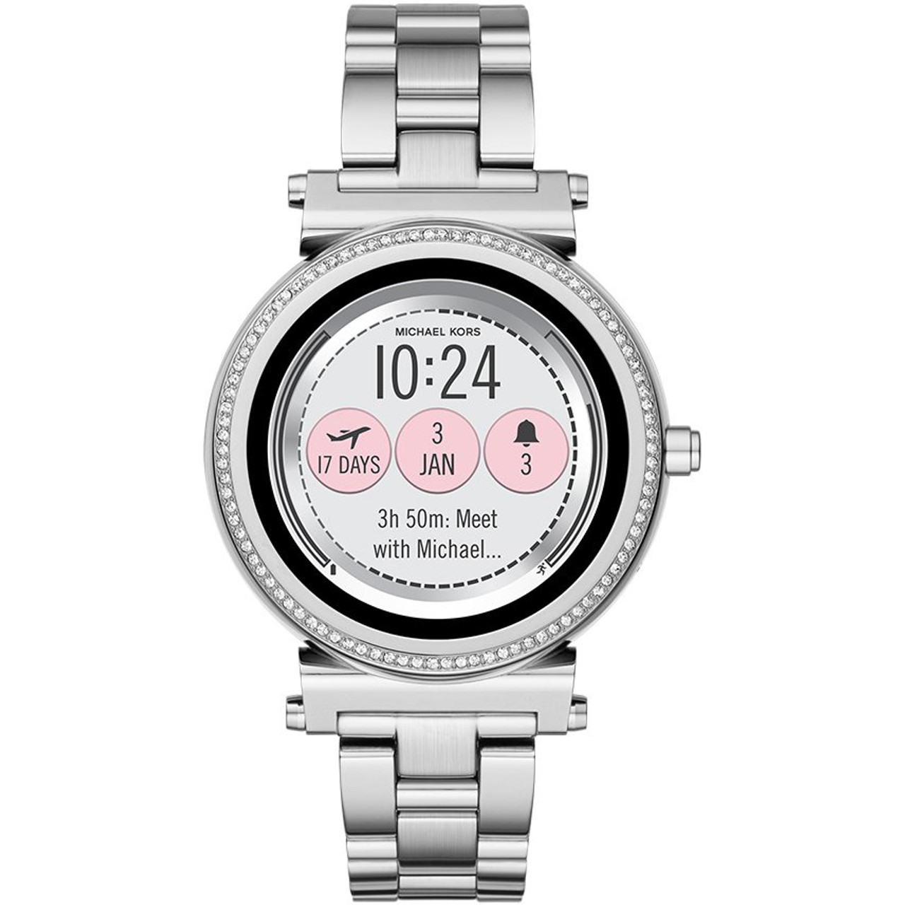 Silver mk store smart watch