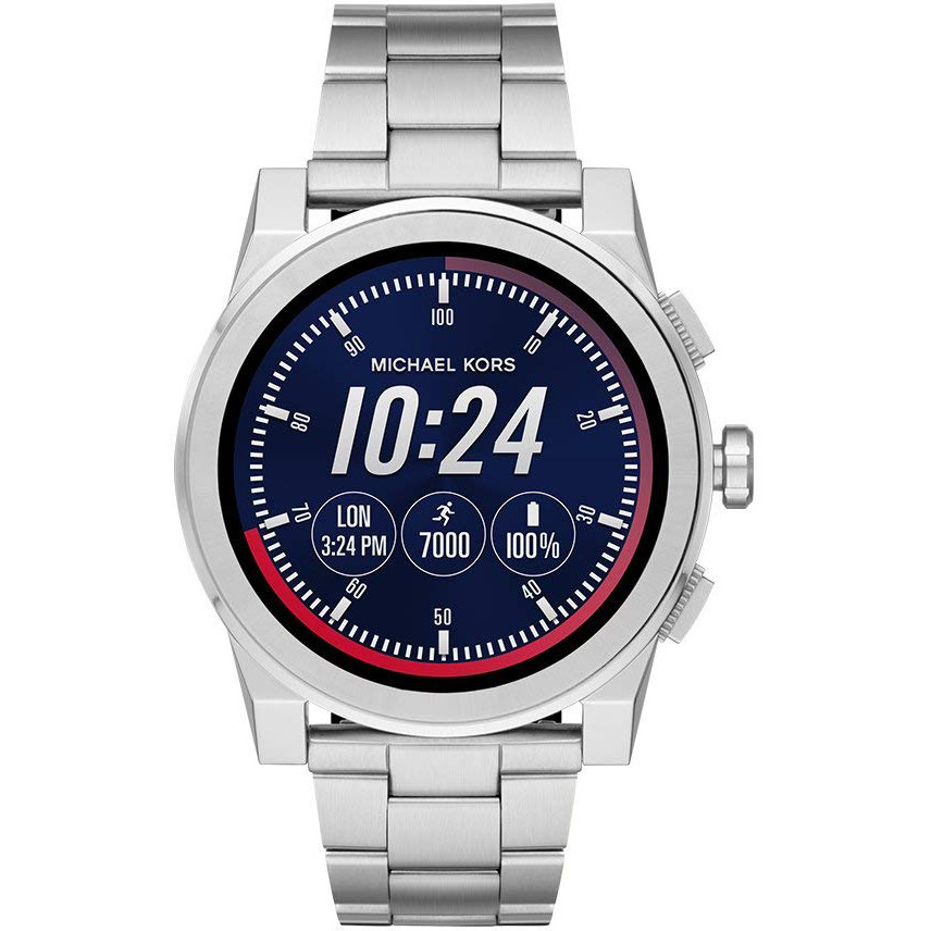 michael kors men's ion plated grayson smartwatch