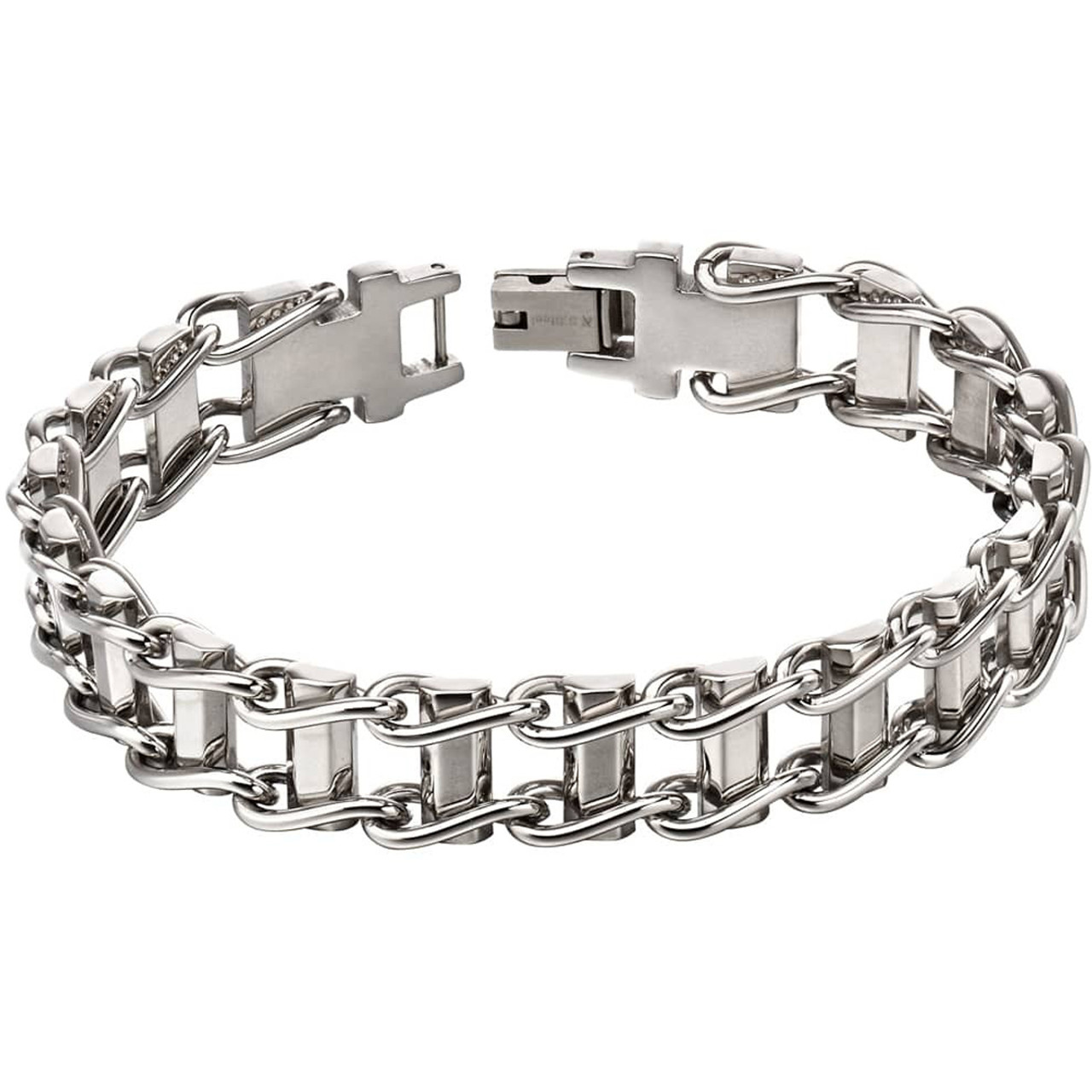 Fred Bennett Silver Bike Chain Bracelet B5116