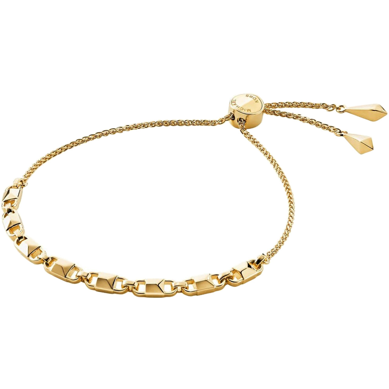 Michael Kors Women's Premium Kors MK Gold-Tone Sterling Silver Chain  Bracelet - MKC1631AN710 | Watch Republic
