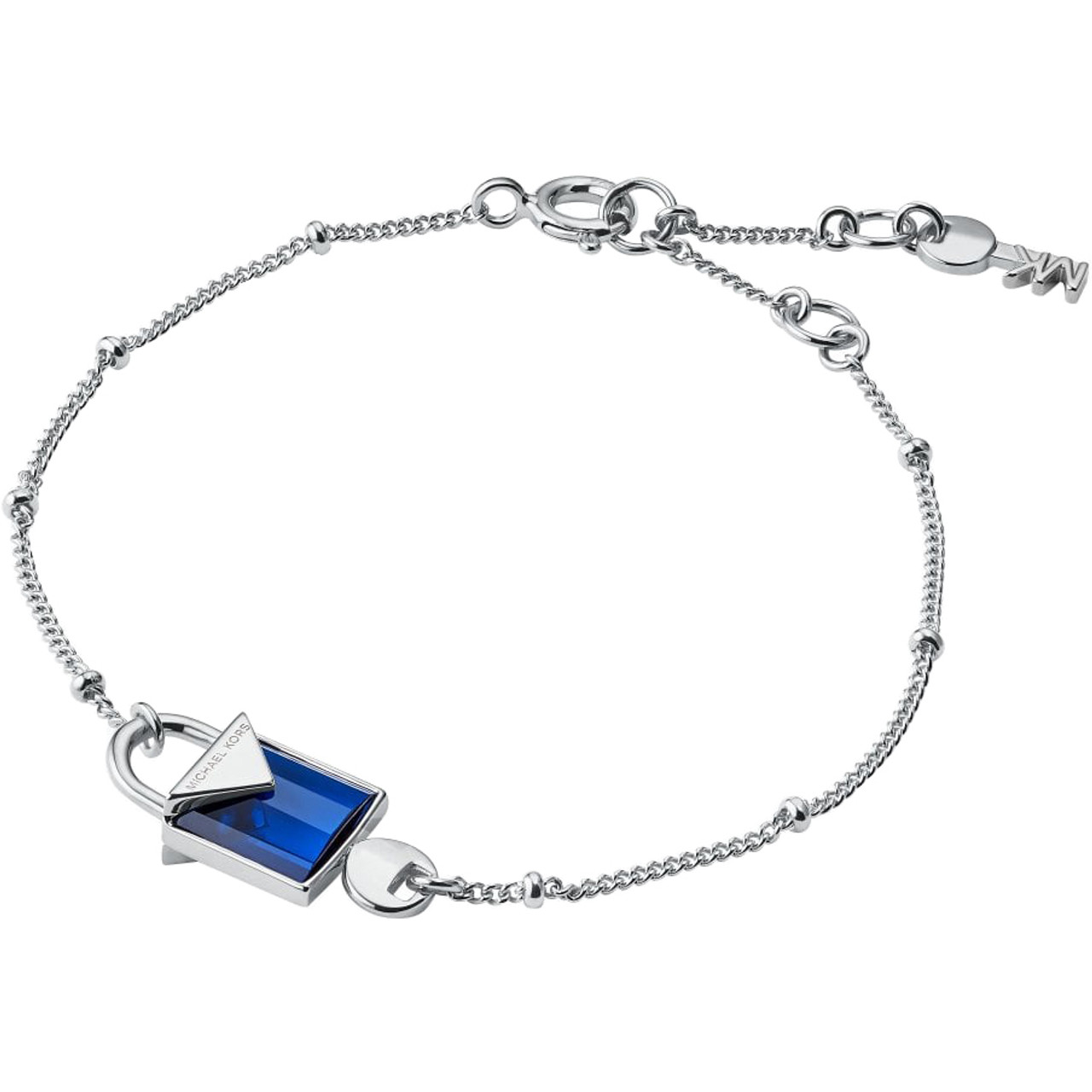 michael kors padlock bracelet silver