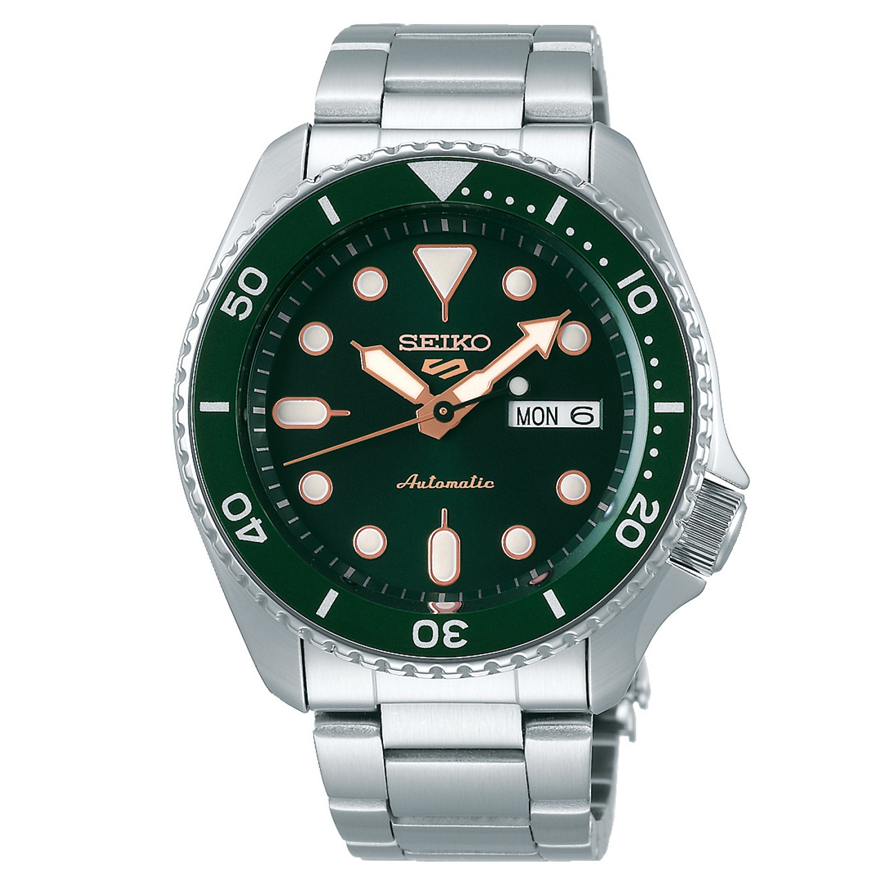 Seiko 5 Sports Automatic Green Dial Watch SRPD63K1