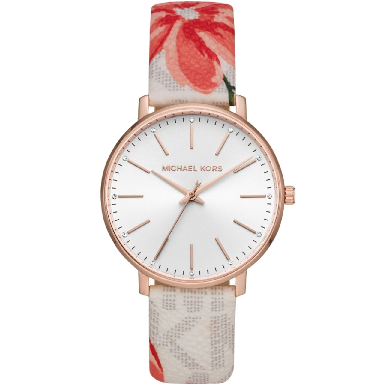 michael kors watch flower