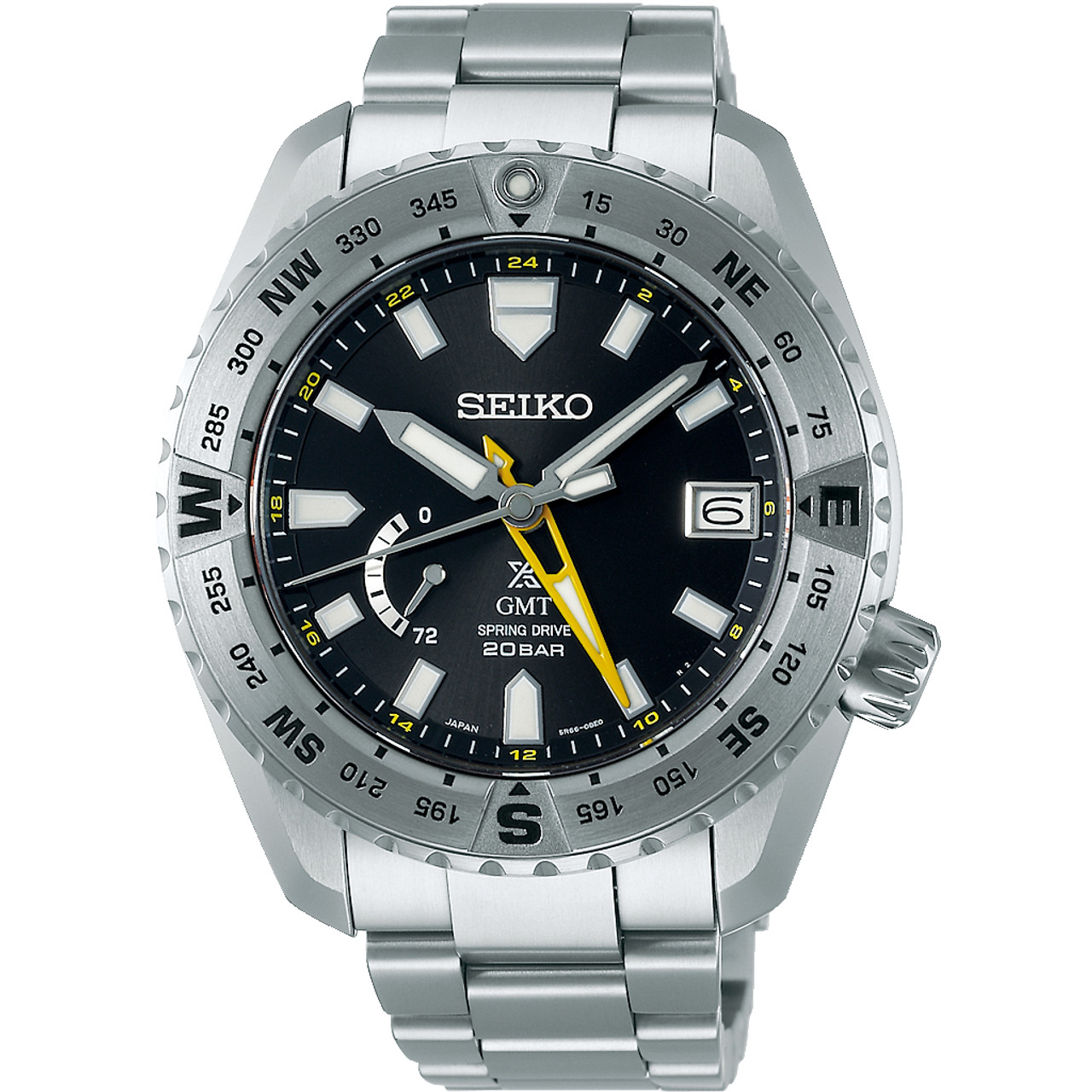 Seiko Prospex LX Spring Drive GMT Compass Watch SNR025J1