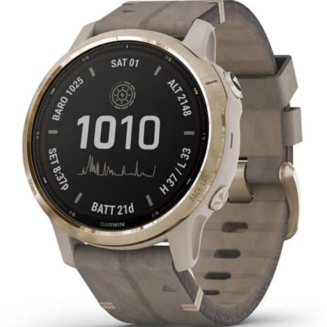 Garmin fenix 6s 2025 pro sapphire light gold