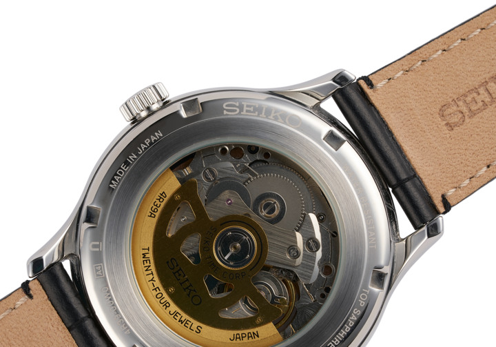 SSA421J1: Seiko Presage Japanese Garden Sakura By Night Automatic Blue  Strap Watch