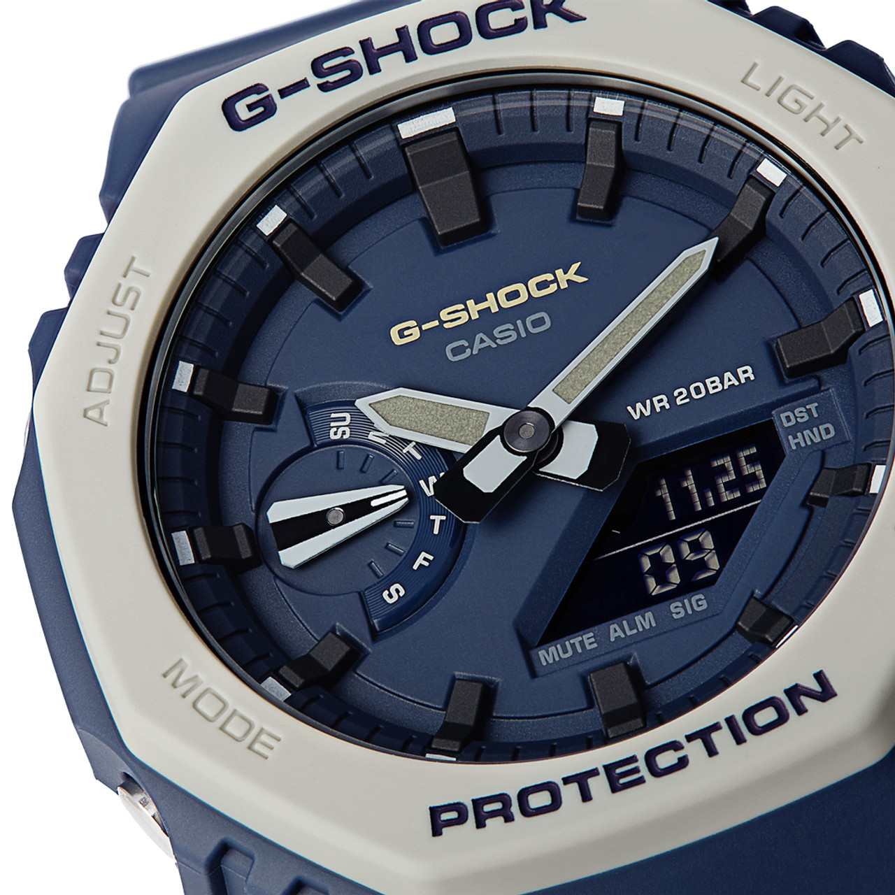 GA-2110ET-2AER: G-Shock CasiOak Blue Display Watch