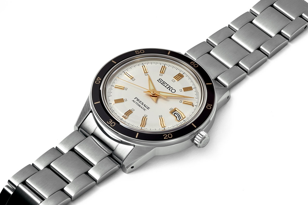 Seiko SRPG03J1 | Presage 1960s Vintage Style Cream Watch