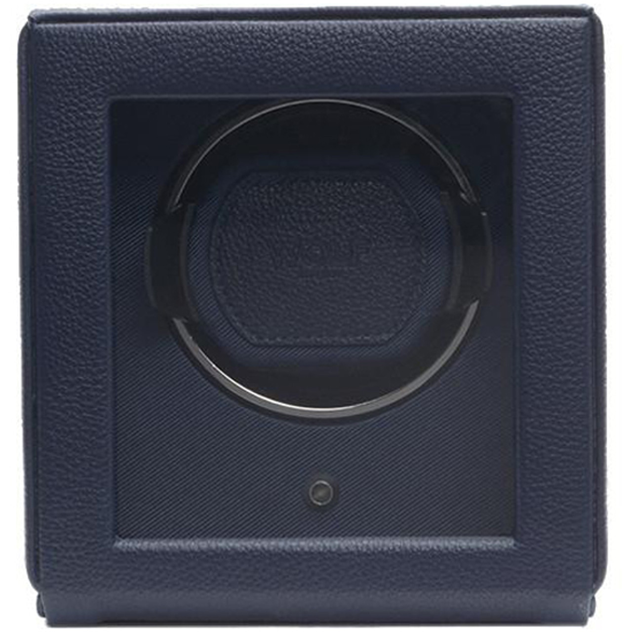 Wolf Cub Single Watch Winder Navy Pebble Finish 461117