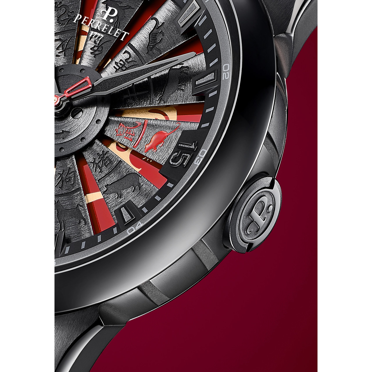 Perrelet Turbine Rat Limited Edition Automatic Watch A1097 3