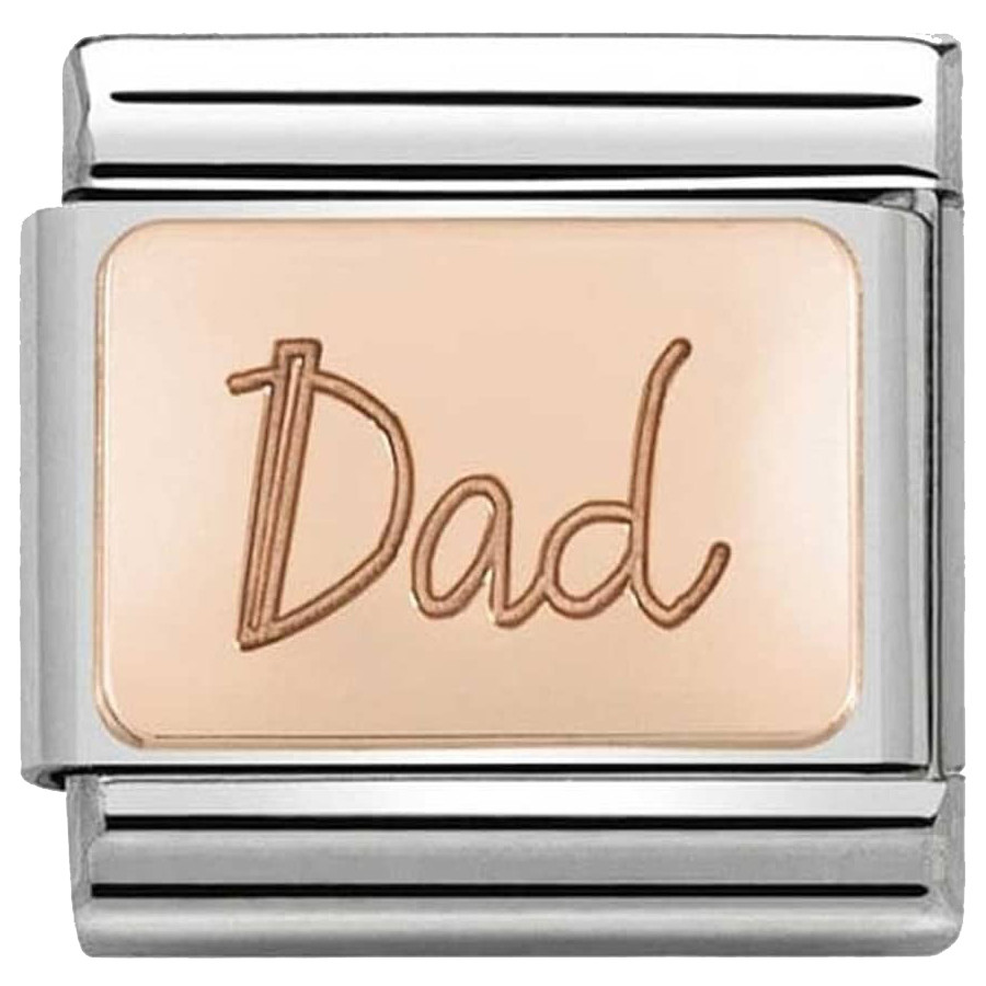 Nomination 9k Rose Gold Dad Charm 430101/32
