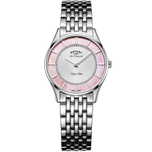 Rotary Swiss Ultra Slim Sapphire Bracelet Watch LB90800/07