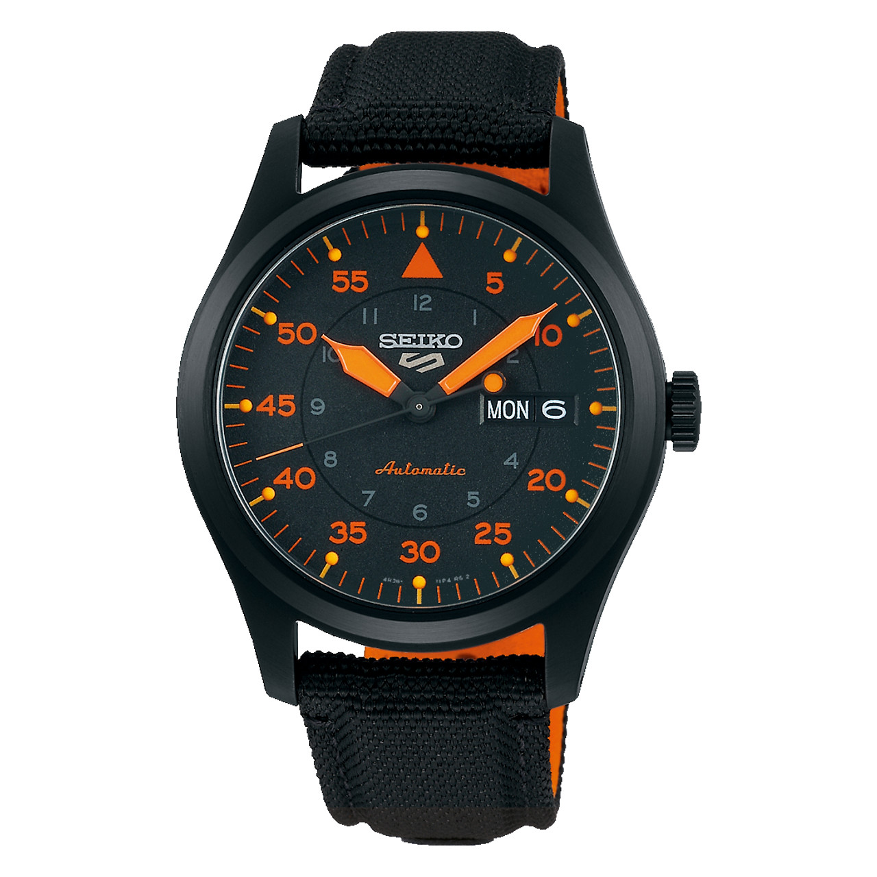 Seiko 5 shop sports automatic orange