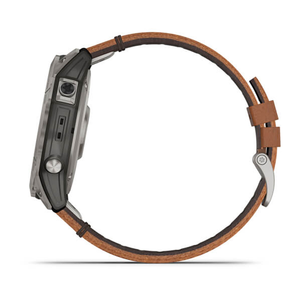 Garmin Fenix 7X Solar Brown Leather Strap Smartwatch