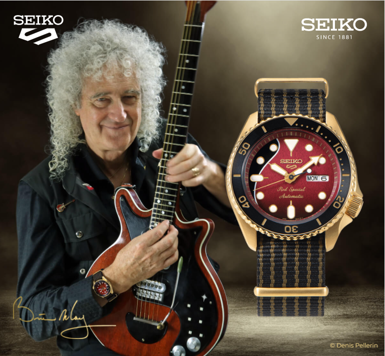 Seiko Brian May Red Special 2 Watch SRPH80K1