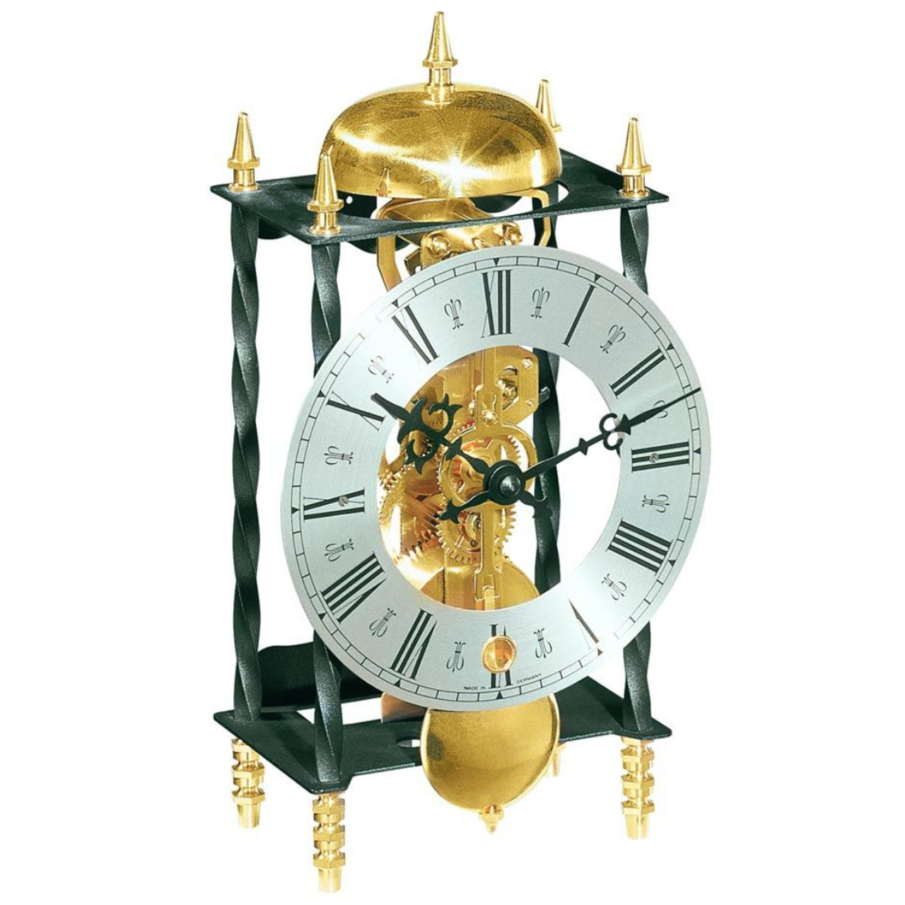 Hermle Wrought-Iron Clock 14-Day Skeleton Movement 22734-000701