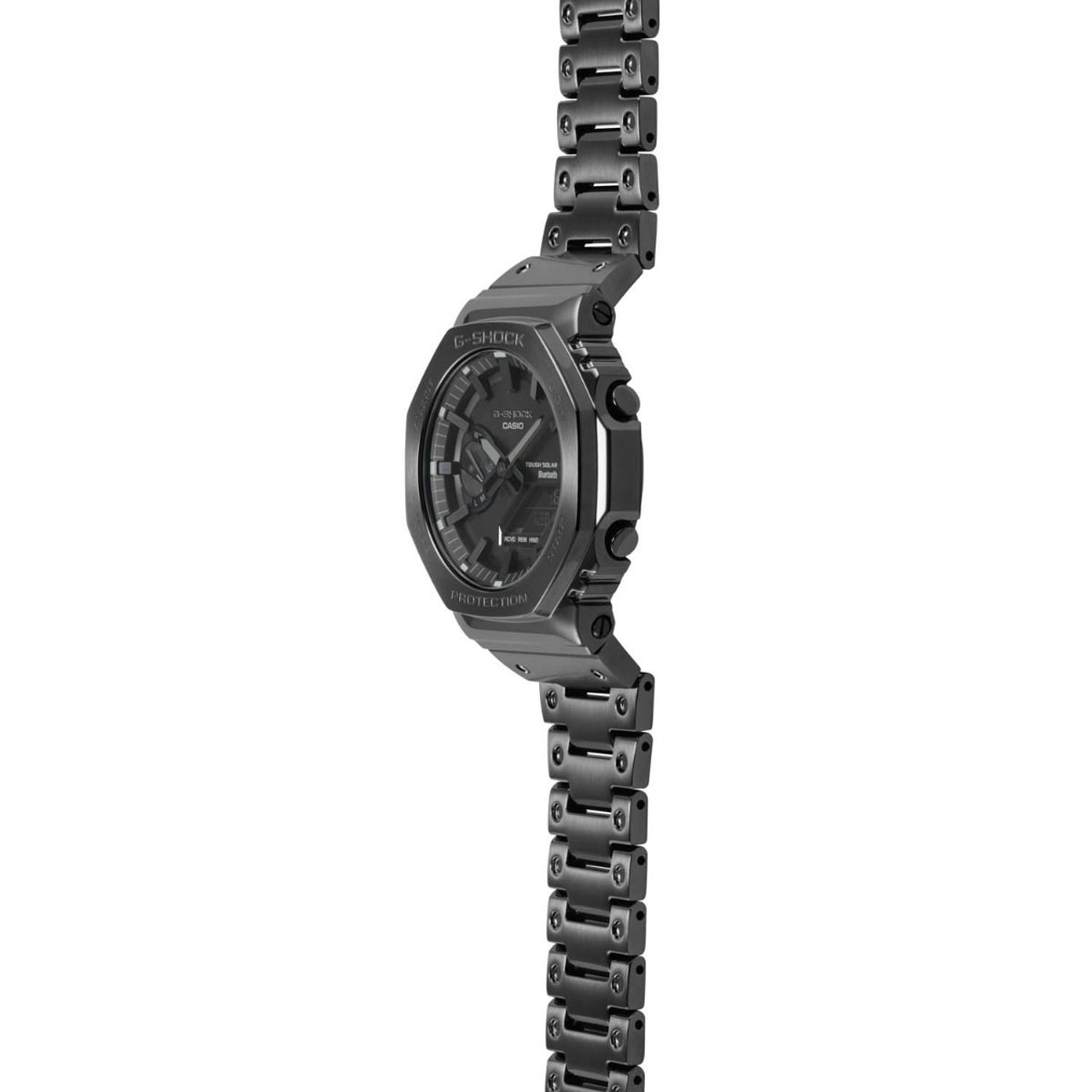 G-Shock Full Metal Tough Solar Bluetooth Black Dial Black IP Bracelet Watch  GM-B2100BD-1AER