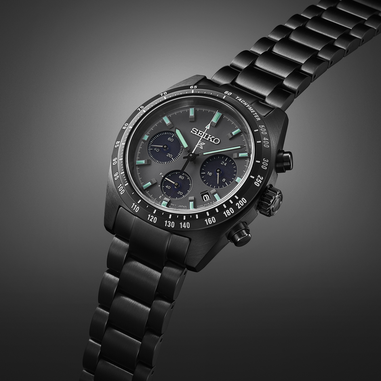 Seiko SSC917P1 Black Series Night Speedtimer Solar Prospex Watch
