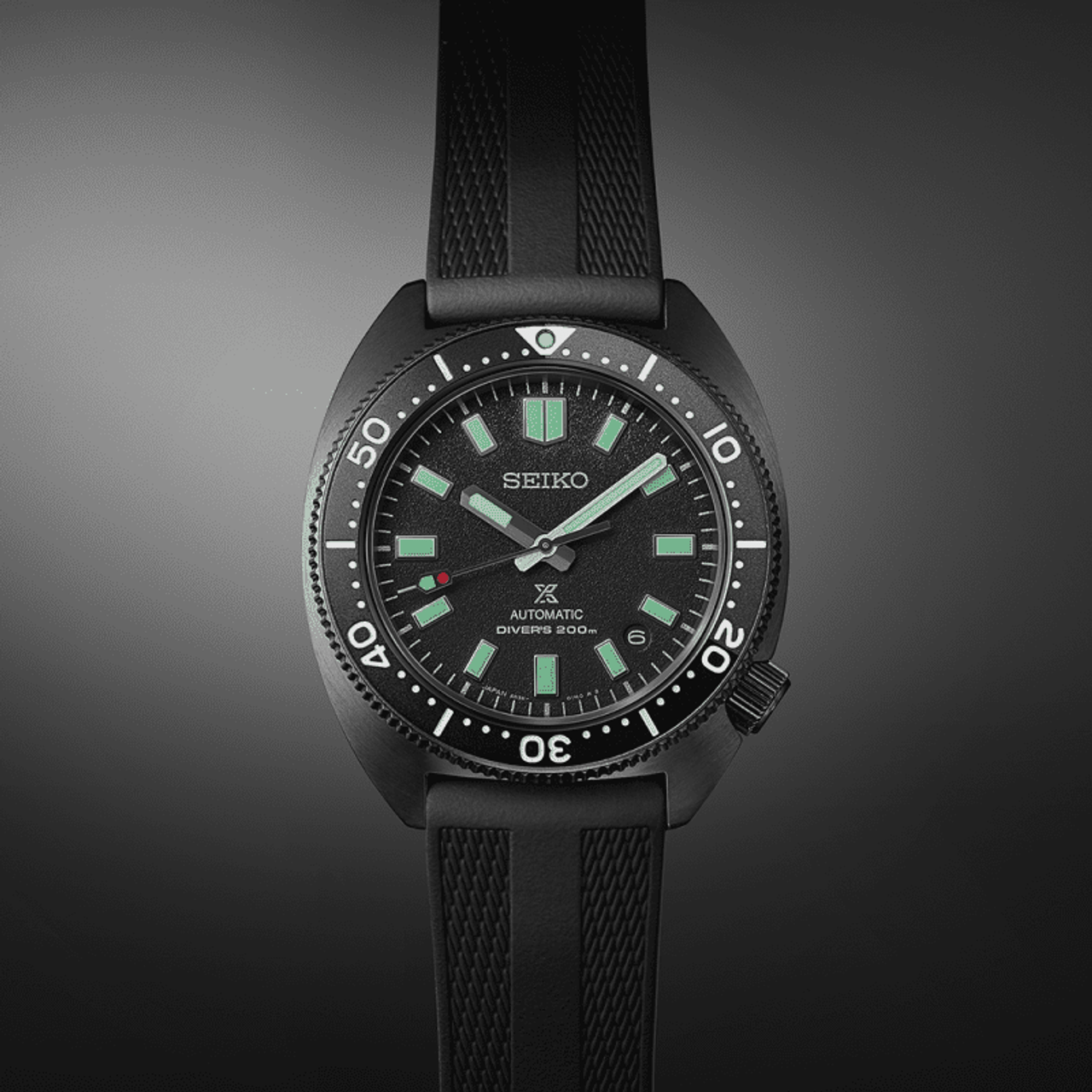 Seiko SPB335J1 Prospex Limited Edition Black Series Night Turtle Watch